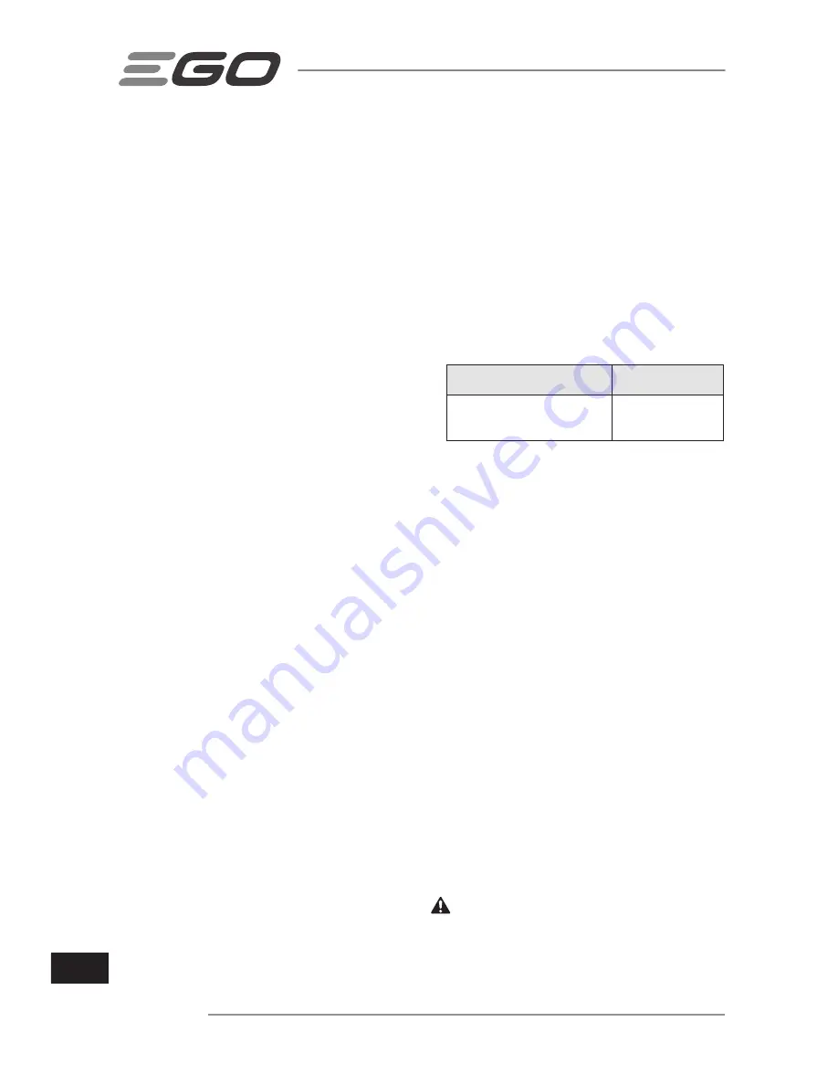 Ego Power+ LM2120E Operator'S Manual Download Page 276