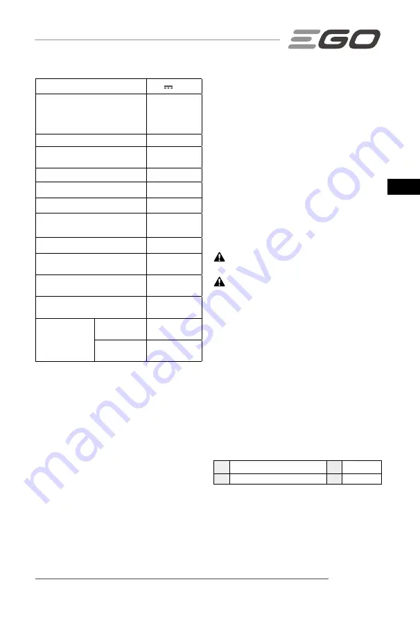 Ego Power+ ST1400E-ST Operator'S Manual Download Page 57