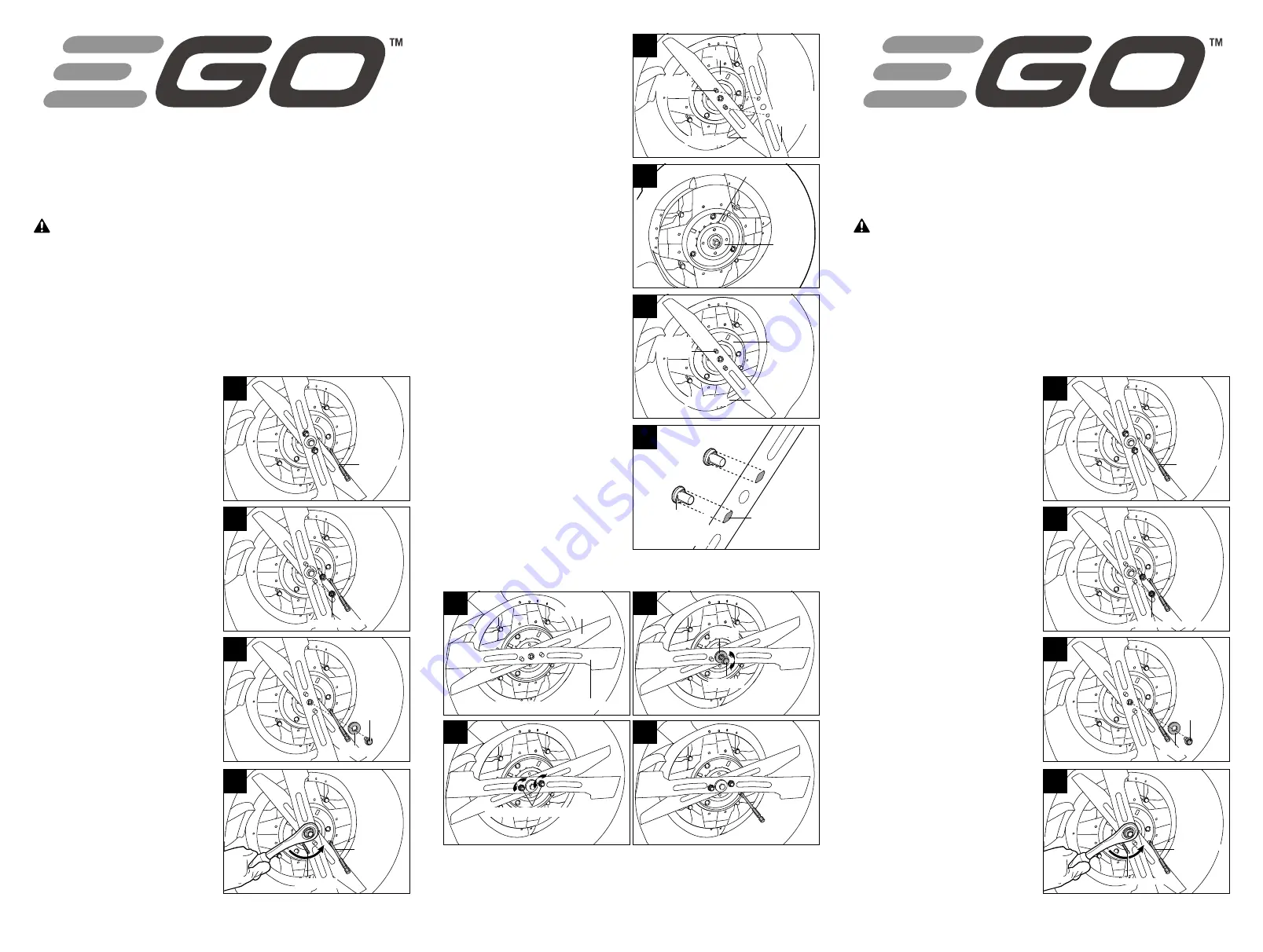 EGO AB2102D Operator'S Manual Download Page 1