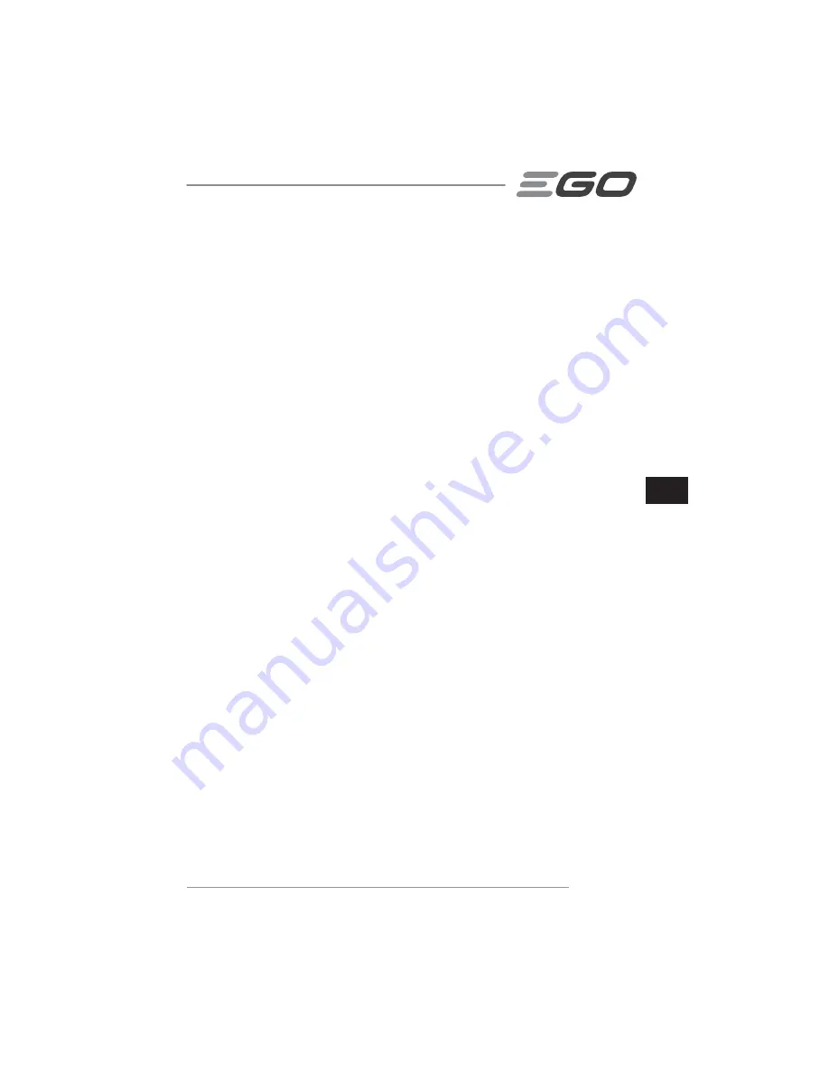 EGO LM2010E Operator'S Manual Download Page 97