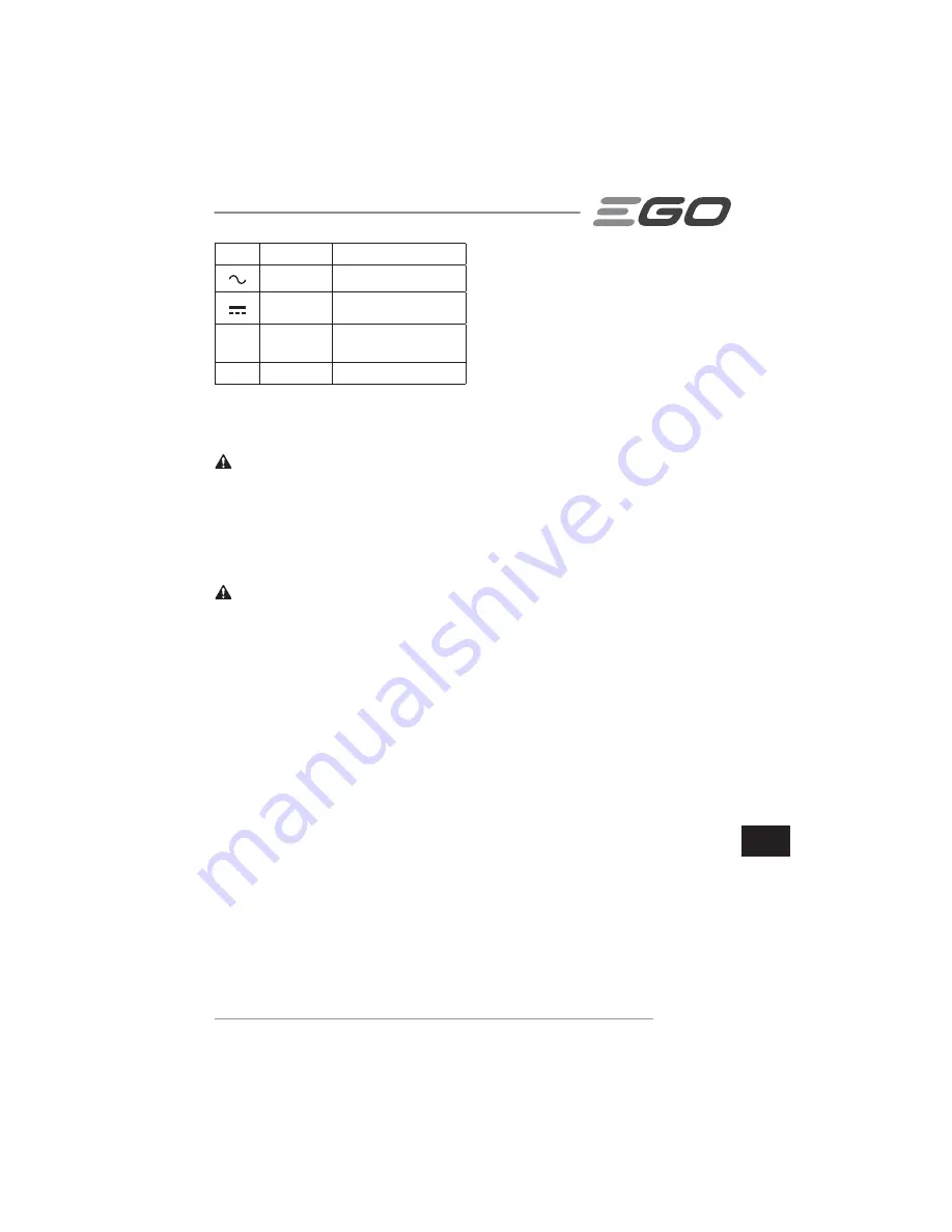 EGO LM2010E Operator'S Manual Download Page 181