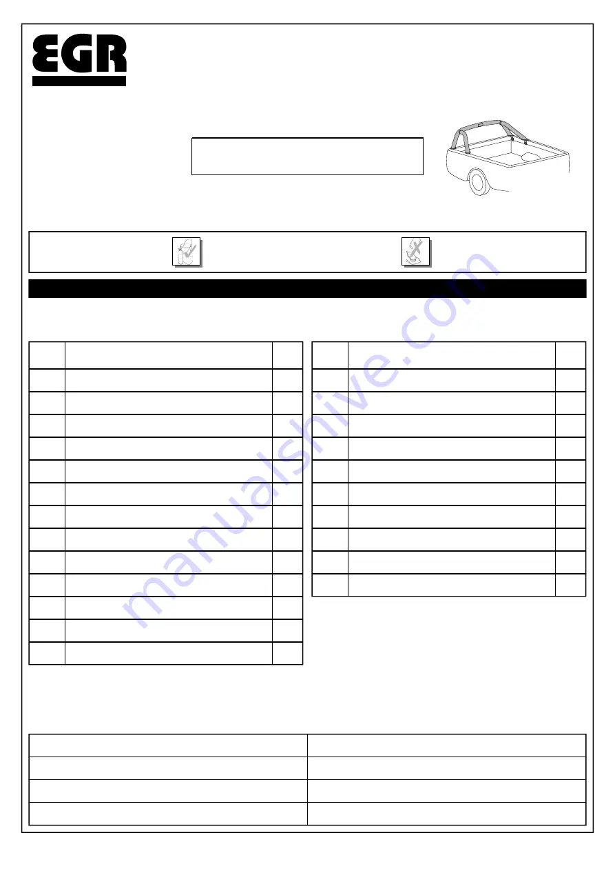 EGR SBAR0015 Installation Instructions Manual Download Page 1