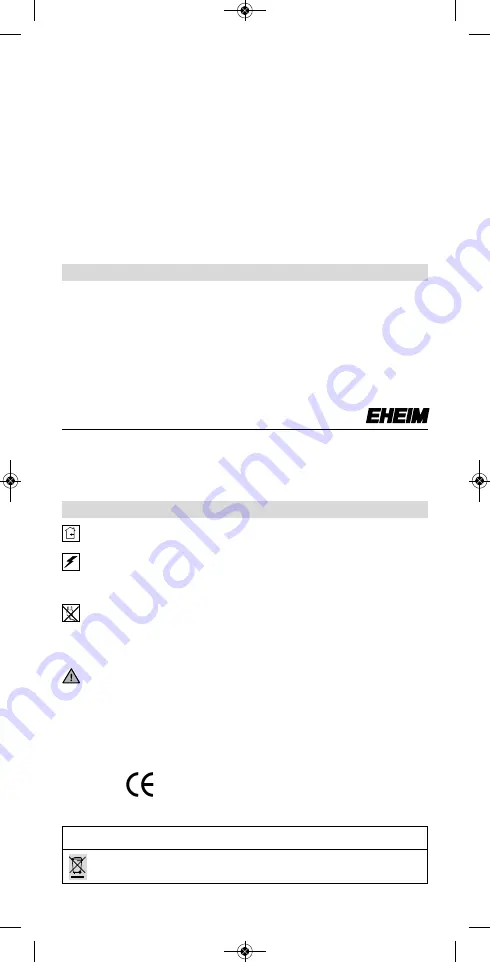 EHEIM 1005 21 Instructions Manual Download Page 14