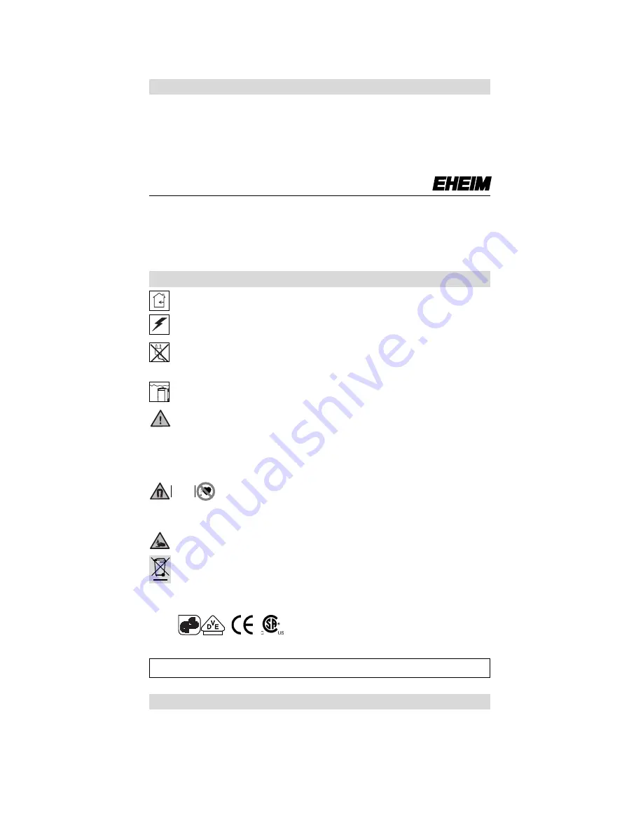 EHEIM 2006 Instructions Manual Download Page 15