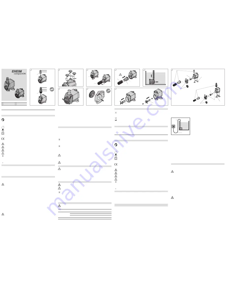 EHEIM classic 600 Operating Instructions Download Page 1