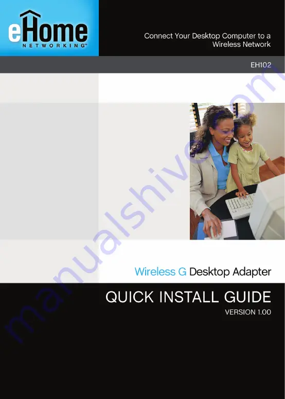 eHome EH-102 Quick Install Manual Download Page 1