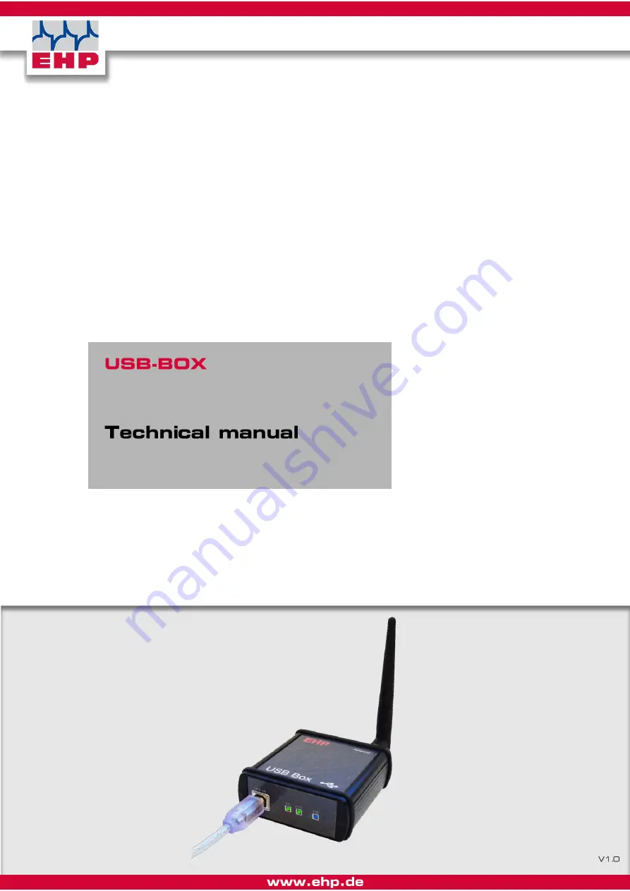 EHP USB-Box Скачать руководство пользователя страница 1