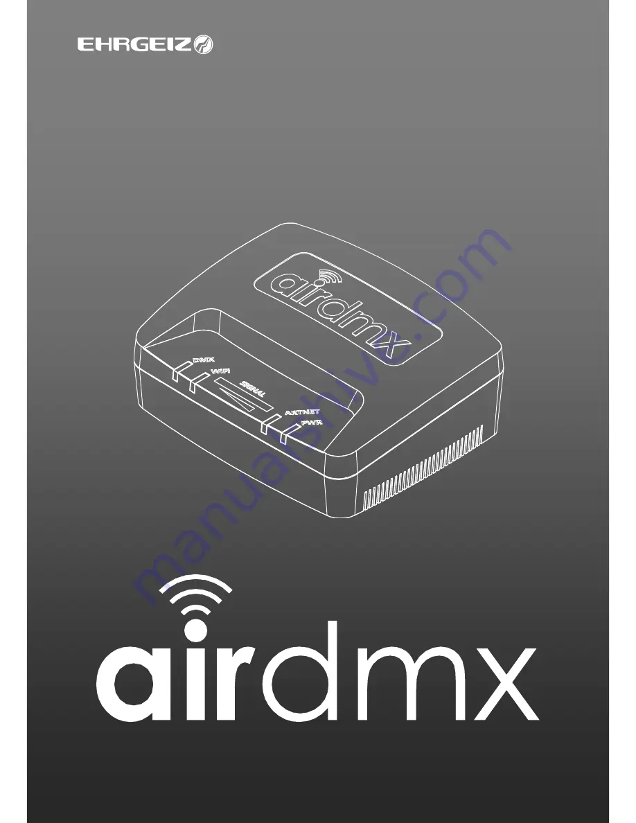 Ehrgeiz airDMX User Manual Download Page 1