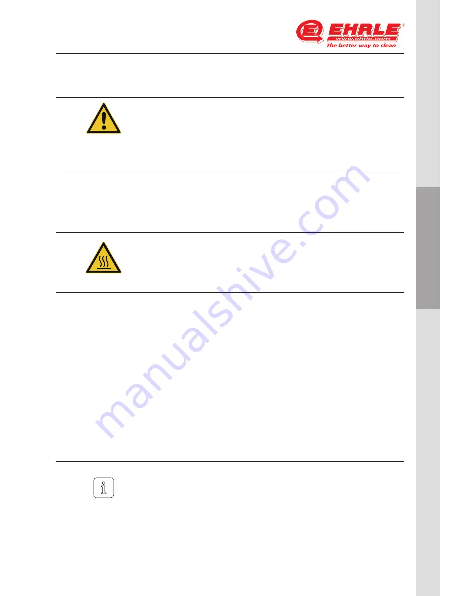 EHRLE HSC1140-INOX Gas Installation And Operating Instructions Manual Download Page 39