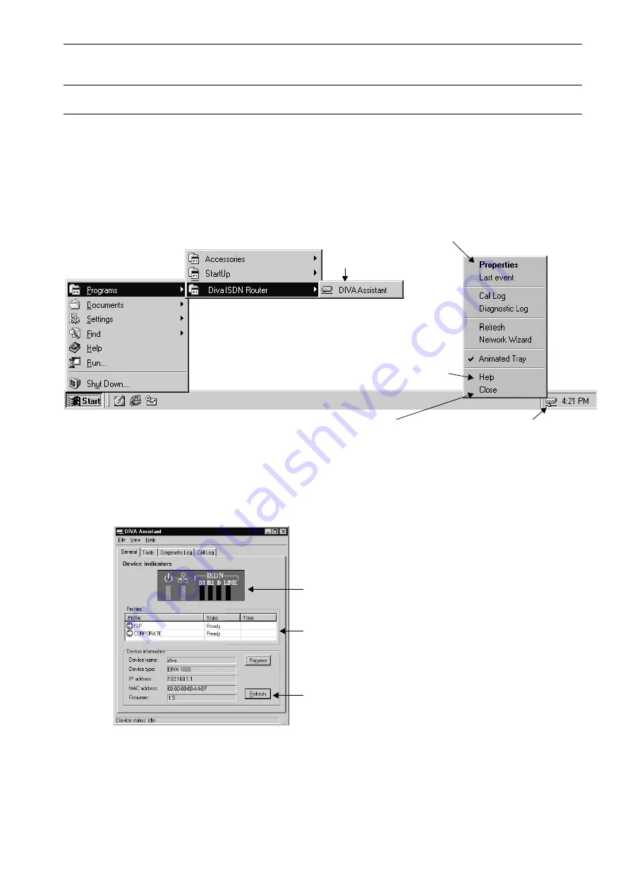 Eicon Networks Diva 1830 User Manual Download Page 36