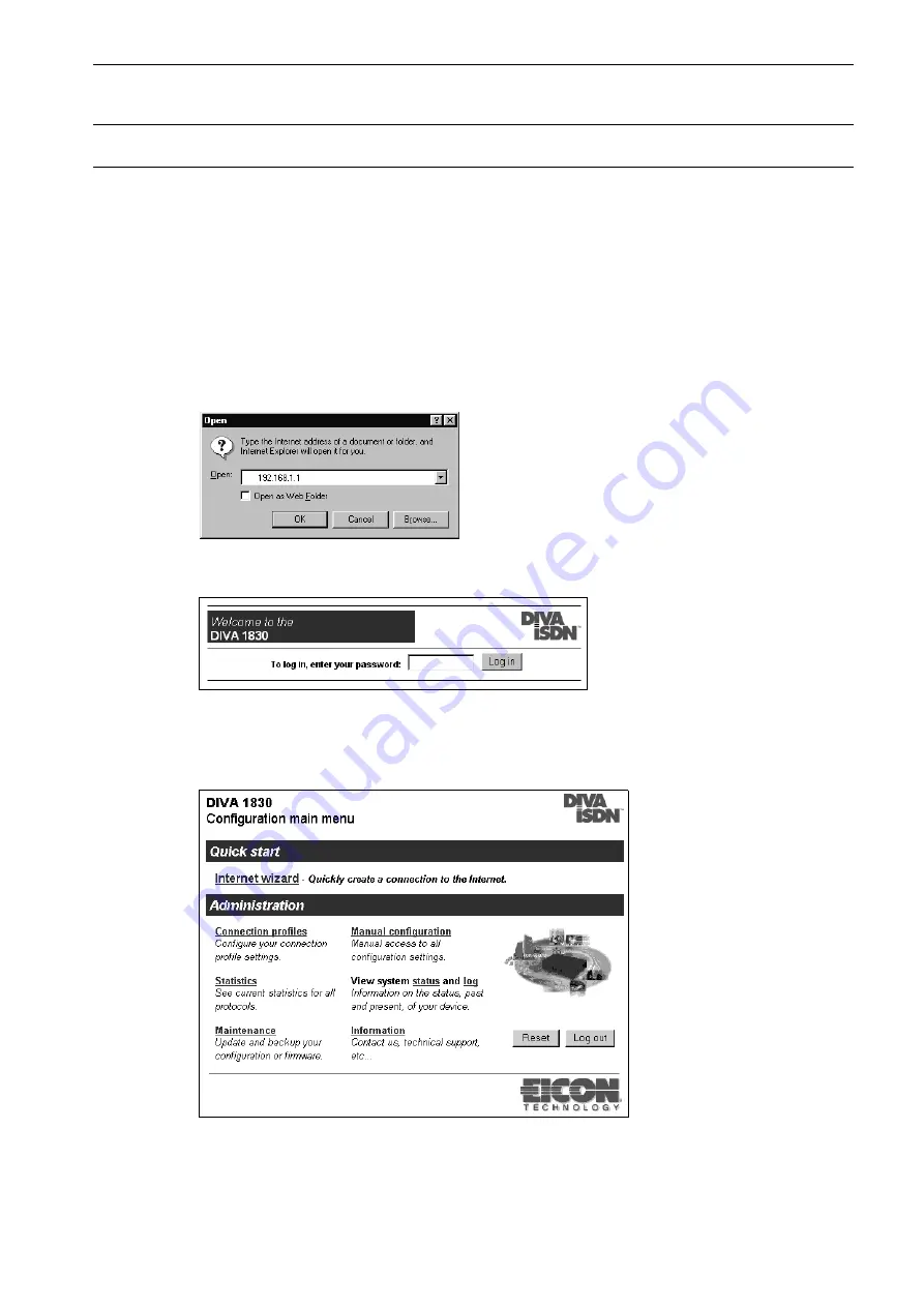 Eicon Networks Diva 1830 User Manual Download Page 42