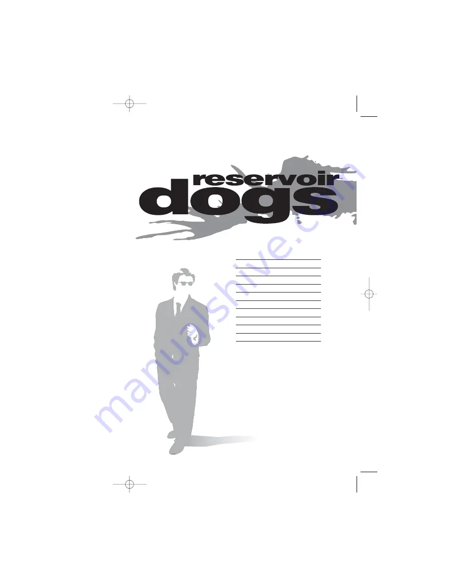 Eidos RESERVOIR DOGS Manual Download Page 2