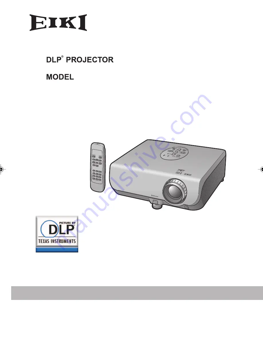 Eiki EIP-3000N Owner'S Manual Download Page 1