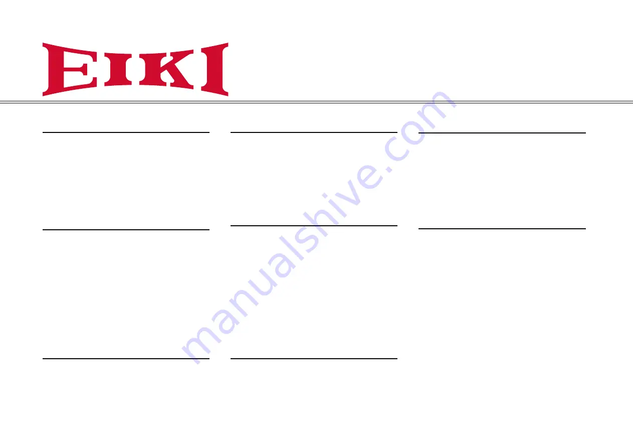 Eiki EIP-UHS100 Quick Start Manual Download Page 4