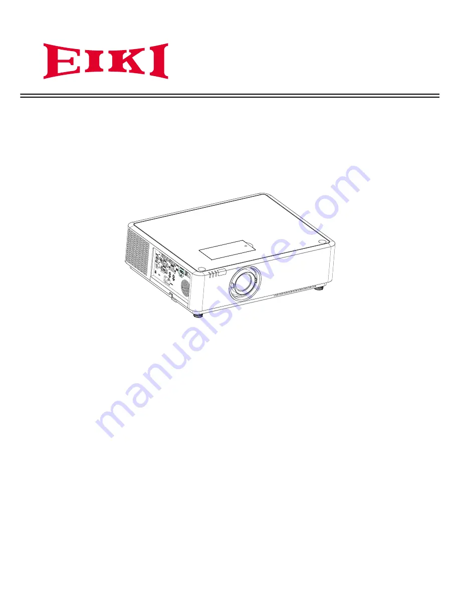 Eiki EK-350U Owner'S Manual Download Page 1