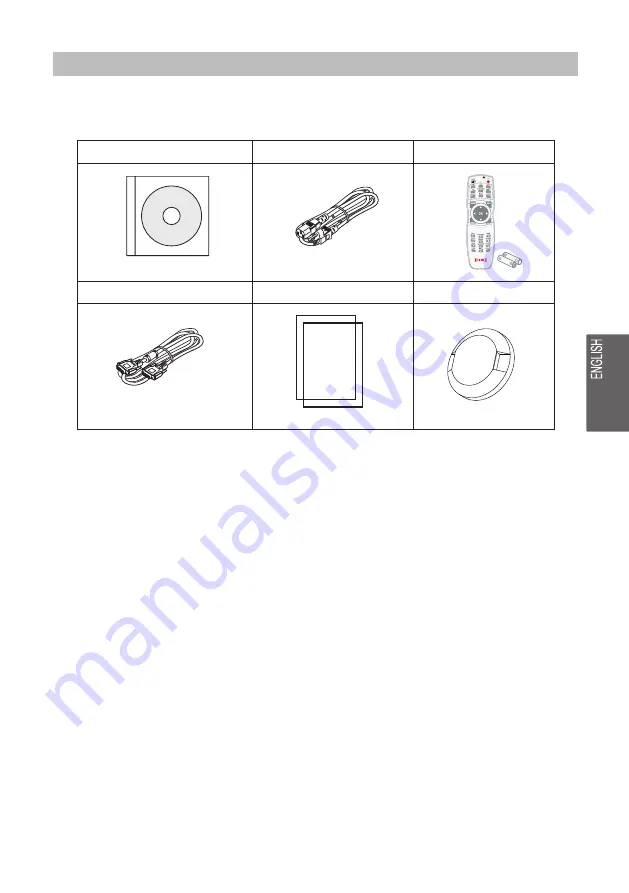 Eiki EK-501W Quick Start Manual Download Page 5