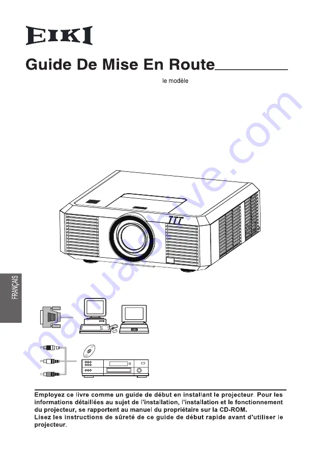 Eiki EK-501W Quick Start Manual Download Page 16