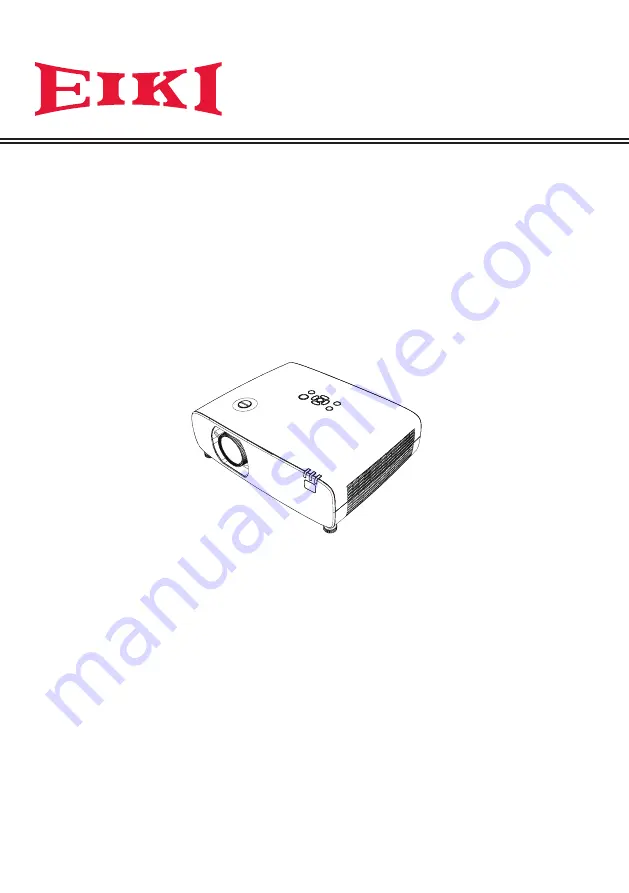 Eiki EK-600LU Owner'S Manual Download Page 1