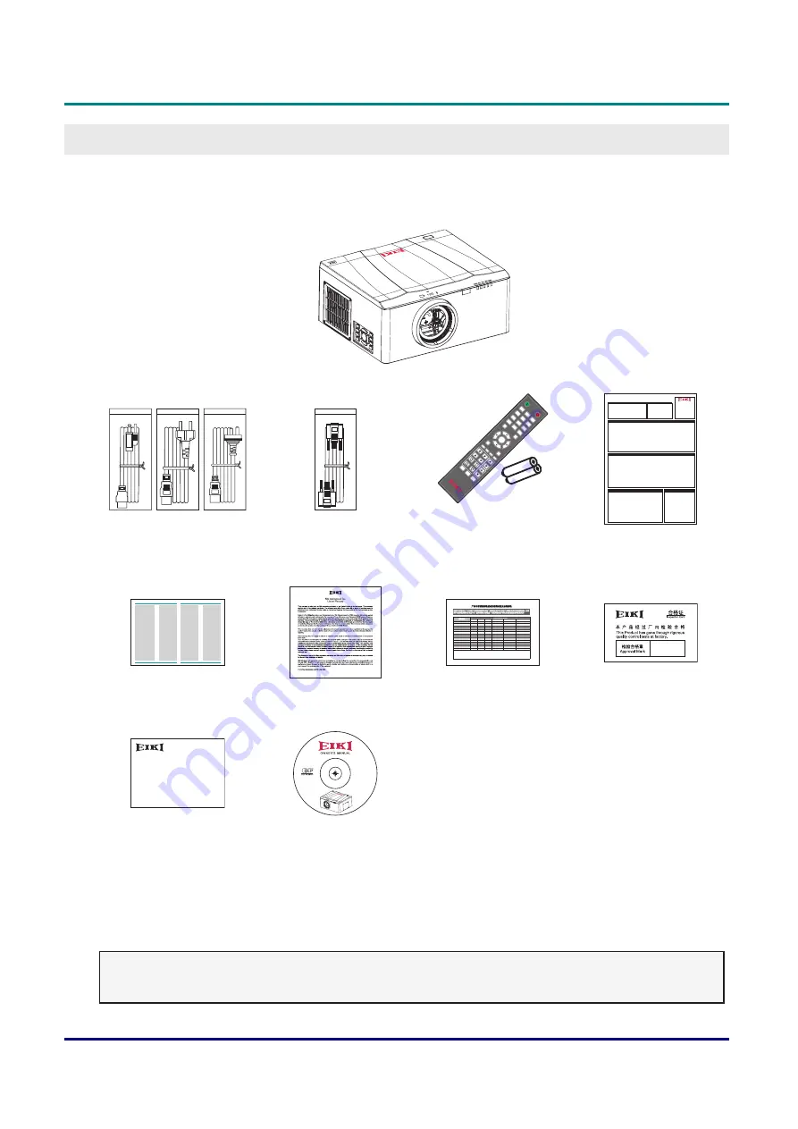 Eiki EK-610U Скачать руководство пользователя страница 16