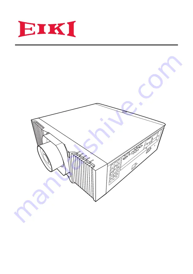 Eiki EK-830U Скачать руководство пользователя страница 1