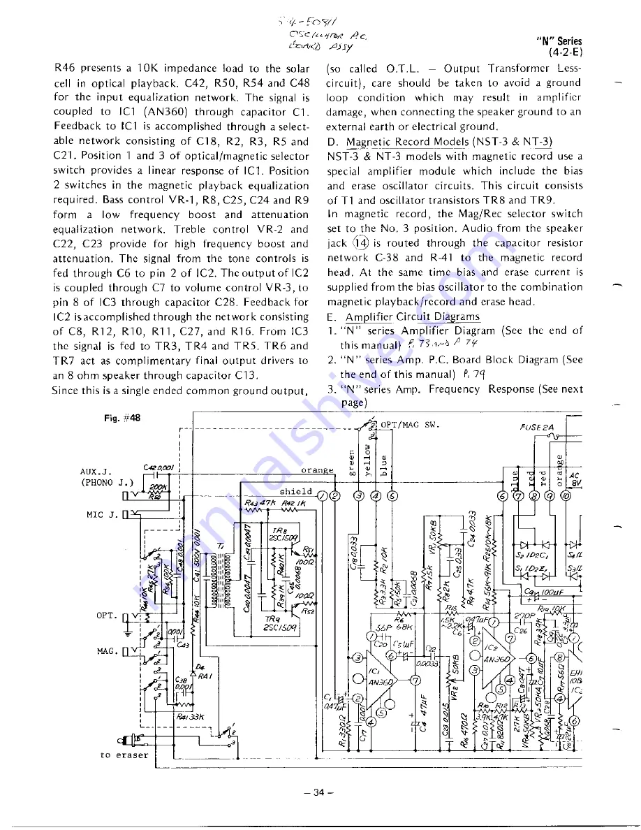 Eiki EX-2000-N Series Service Manual Download Page 35