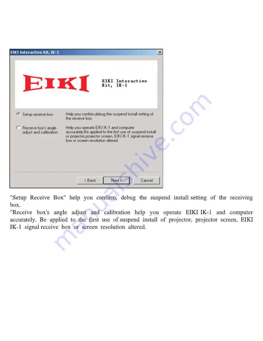 Eiki IK-1 Owner'S Manual Download Page 14