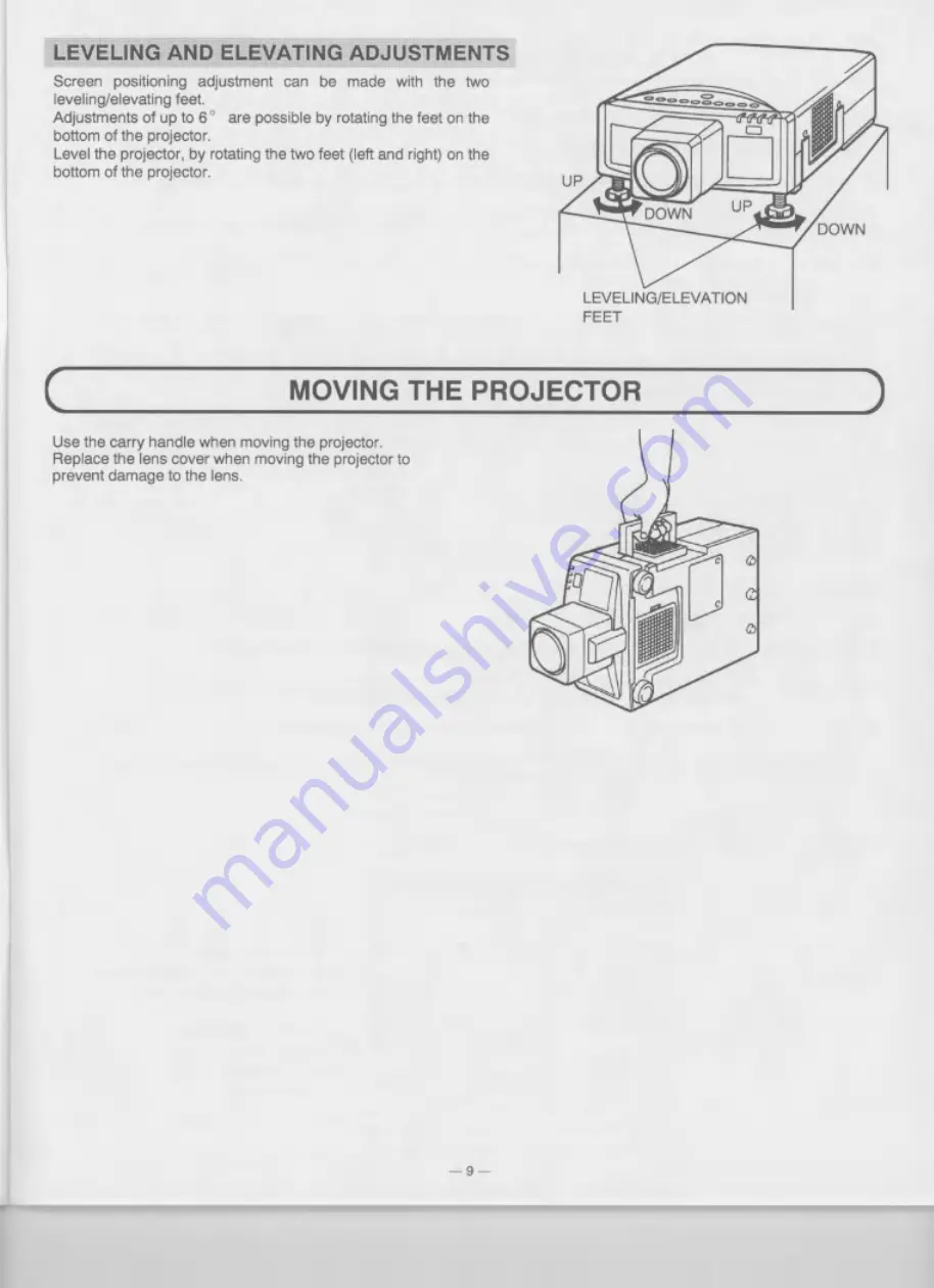 Eiki LC-7000UE Owner'S Instruction Manual Download Page 9