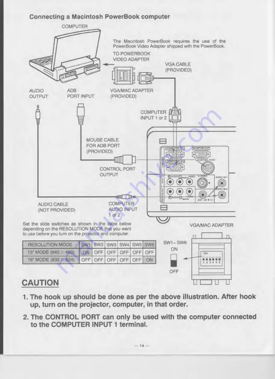 Eiki LC-7000UE Owner'S Instruction Manual Download Page 14