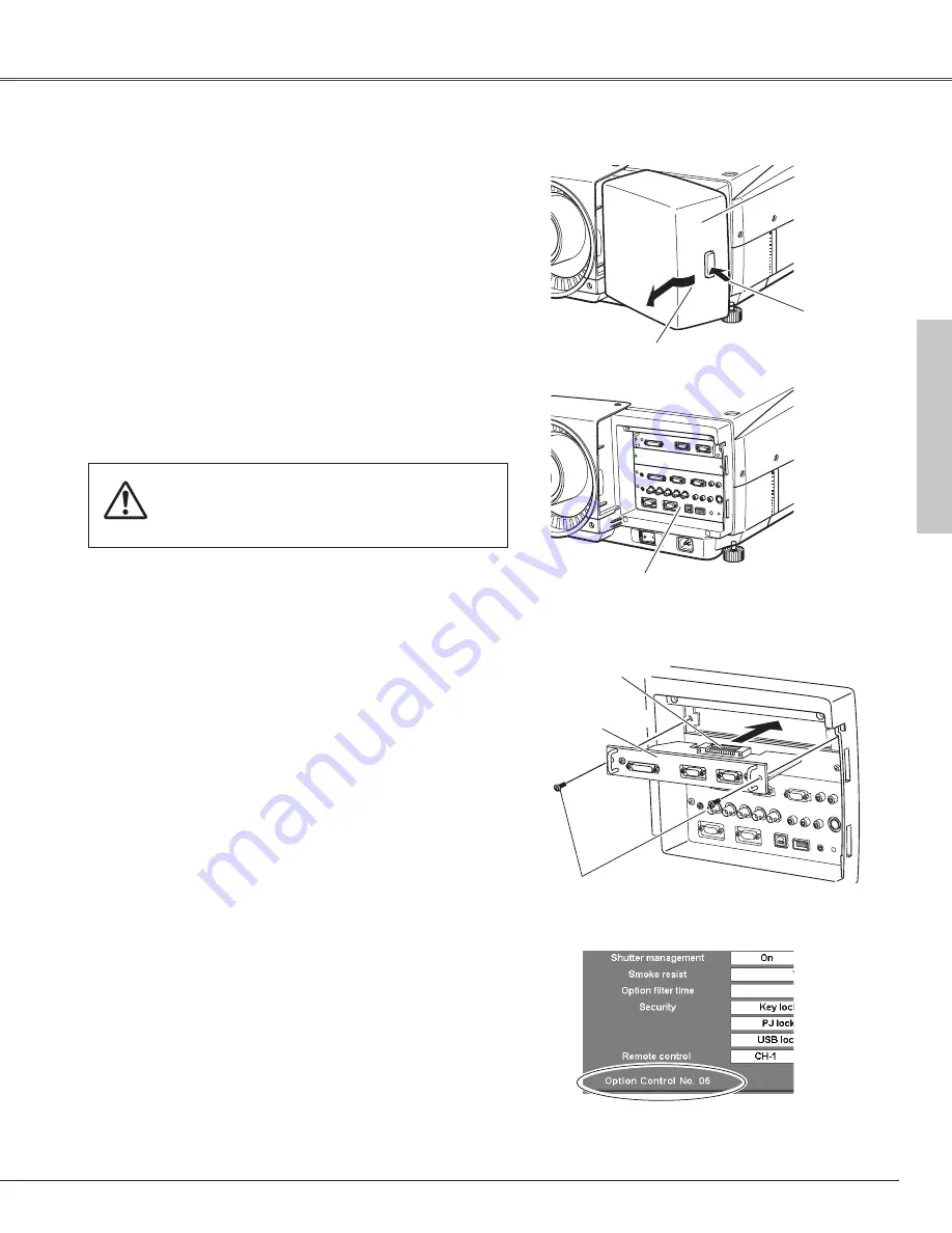 Eiki LC-SX6 Owner'S Manual Download Page 21