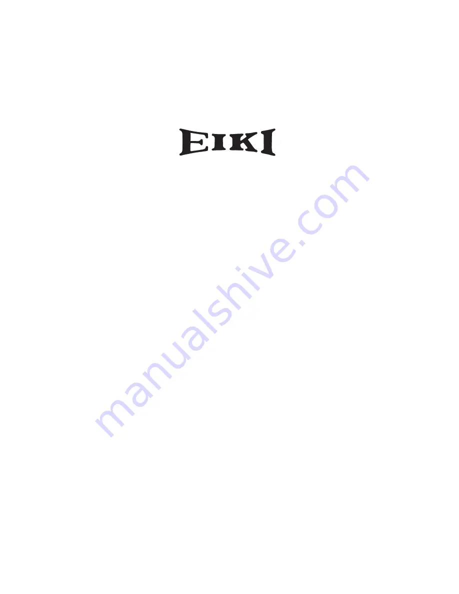 Eiki LC-W4 Owner'S Instruction Manual Download Page 56