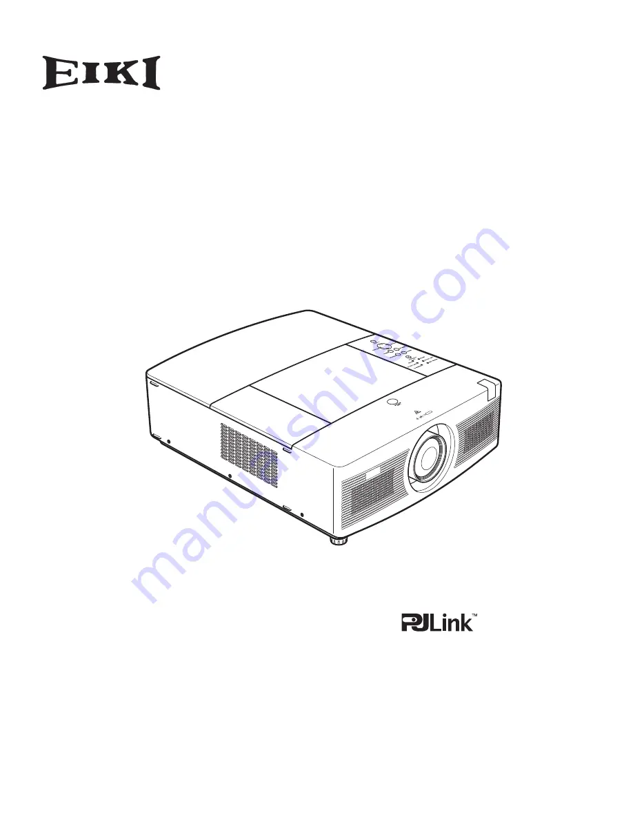 Eiki LC-WGC500 Скачать руководство пользователя страница 1