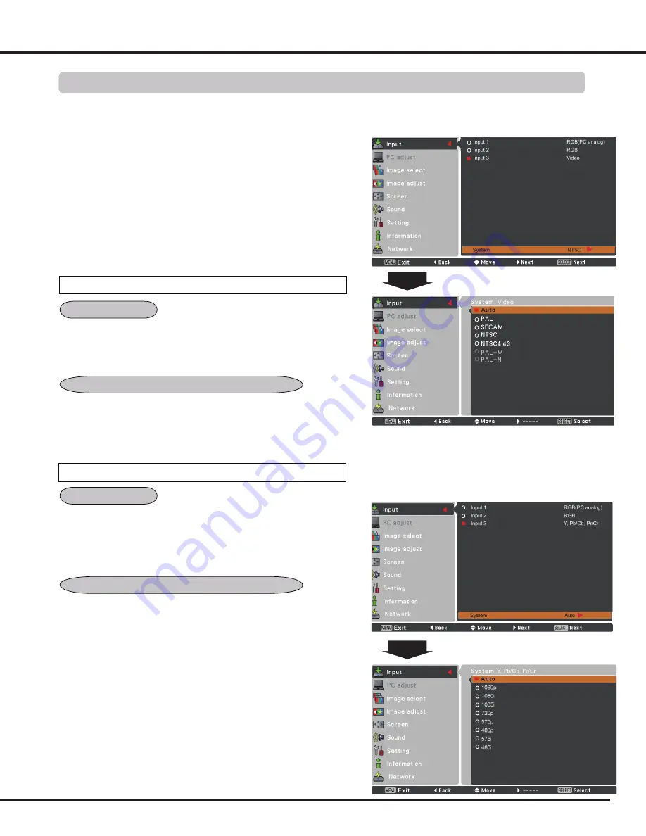 Eiki LC-WXL200 Owner'S Manual Download Page 45