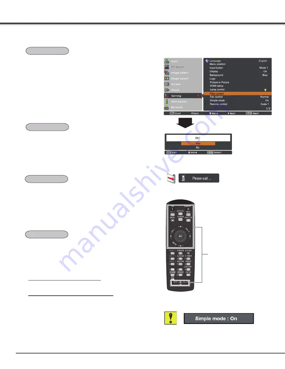 Eiki LC-WXL200 Owner'S Manual Download Page 58