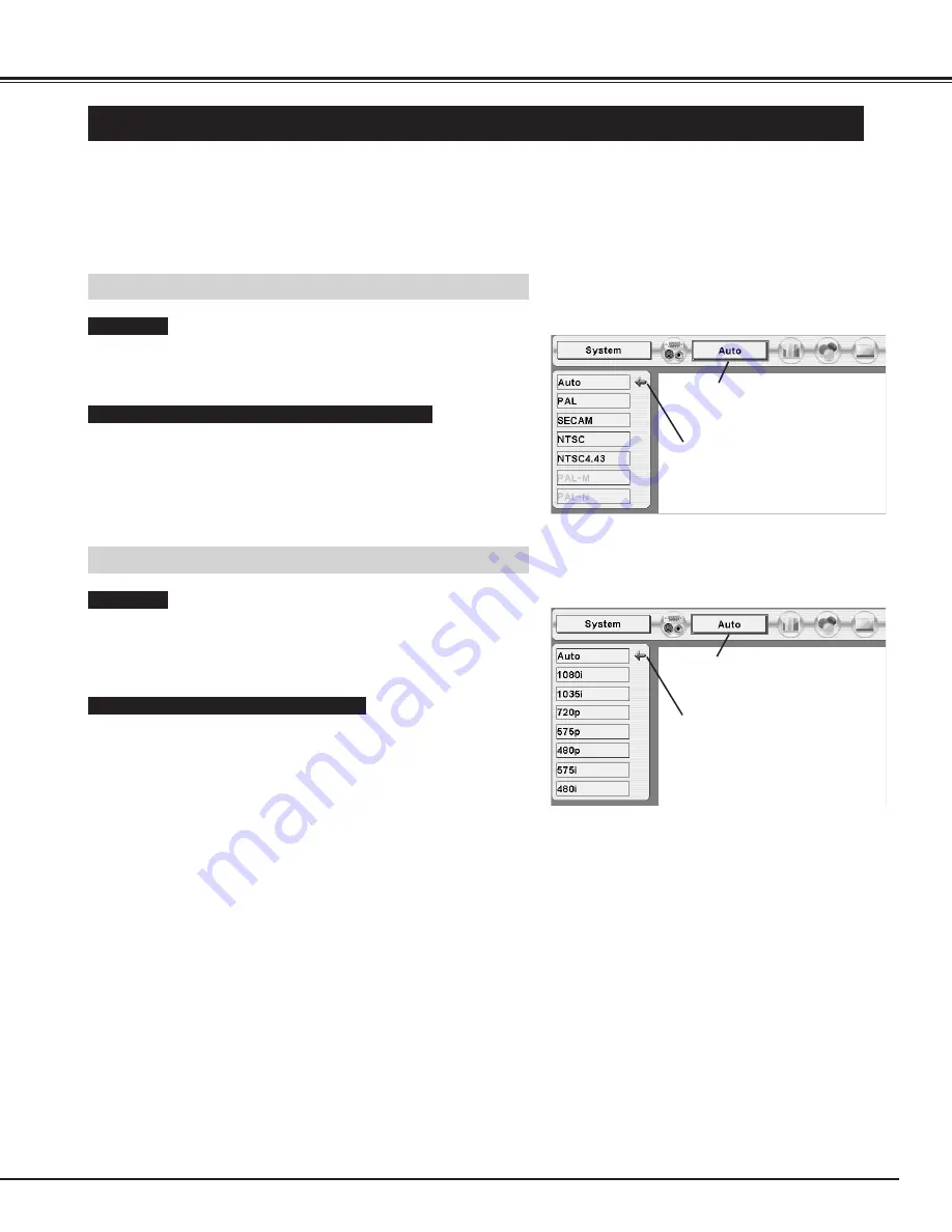 Eiki LC-X60 Owner'S Instruction Manual Download Page 31