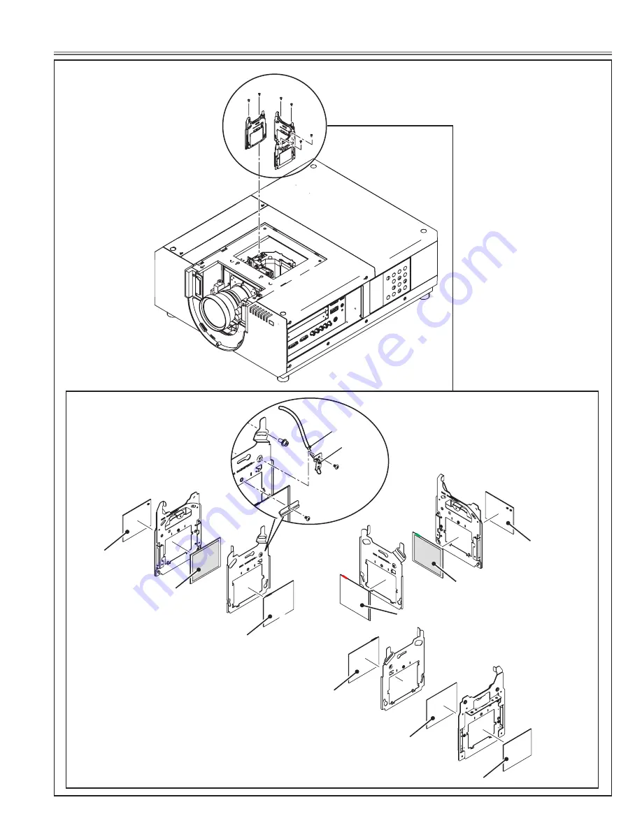 Eiki LC-X800 Service Manual Download Page 155