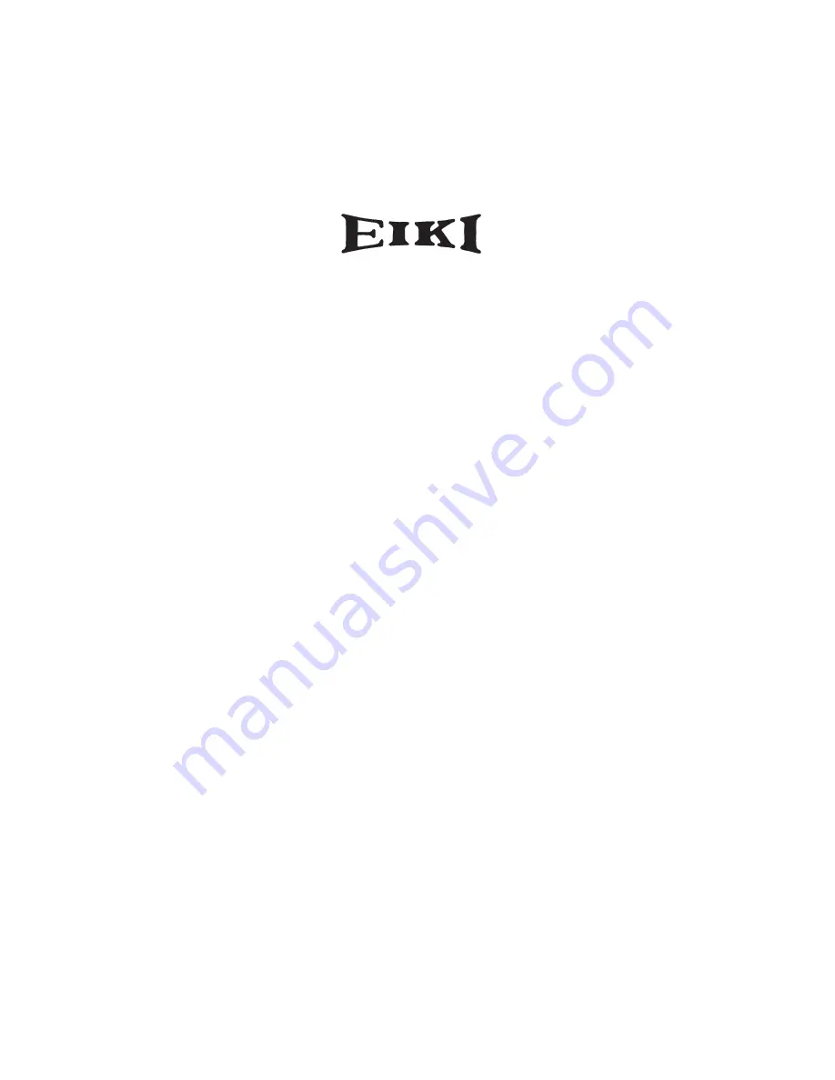 Eiki LC-XG110 Service Manual Download Page 106