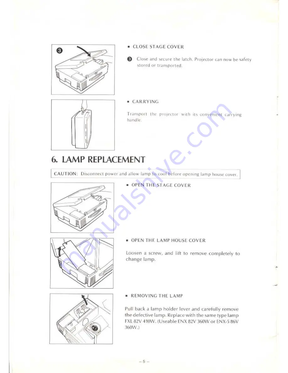 Eiki OHP-4100 Скачать руководство пользователя страница 8