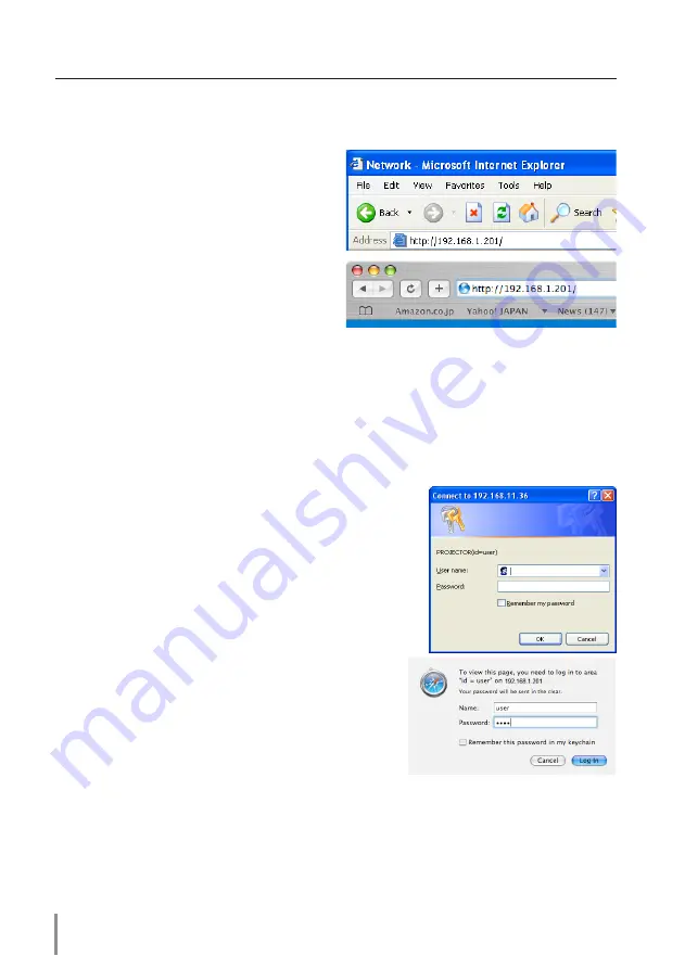 Eiki WXL200A Network Setup Manual Download Page 18