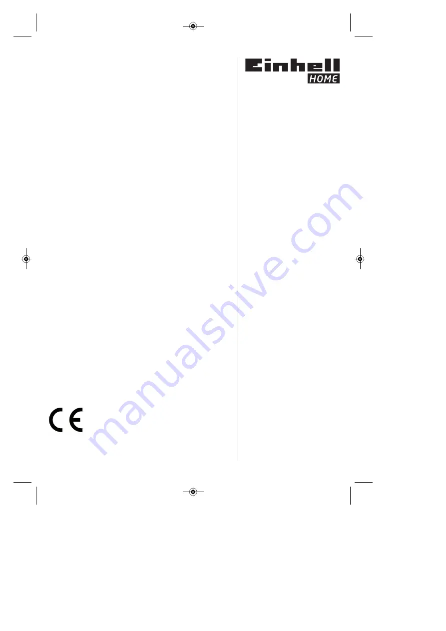 EINHELL HOME TH-VC 1318 Original Operating Instructions Download Page 1