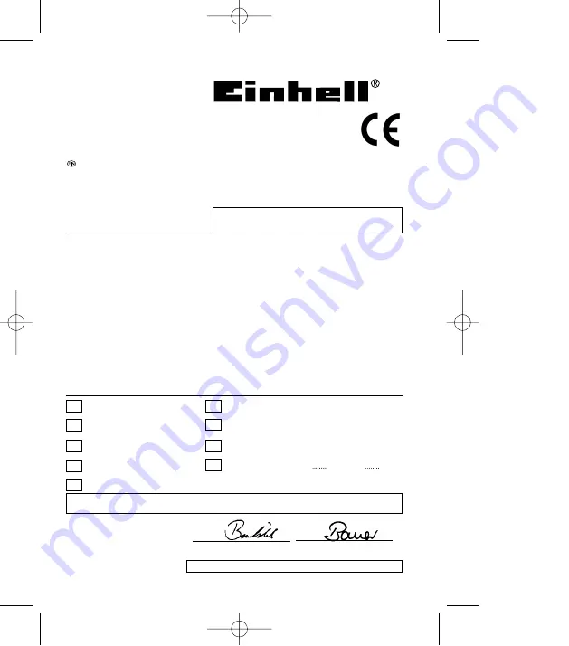 Einhell Royal 41.703.35 Operating Instructions Manual Download Page 26