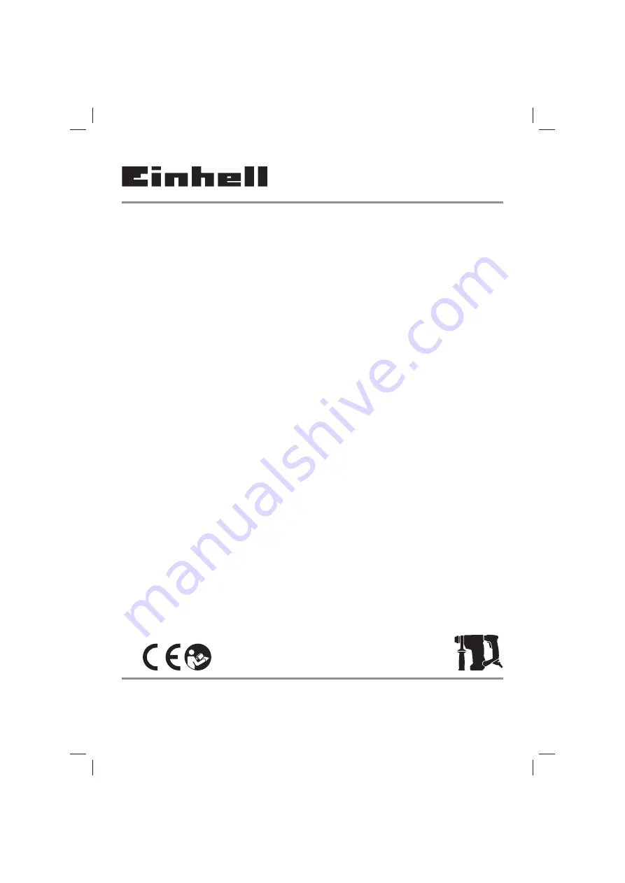 EINHELL 42.584.78 Operating Instructions Manual Download Page 1