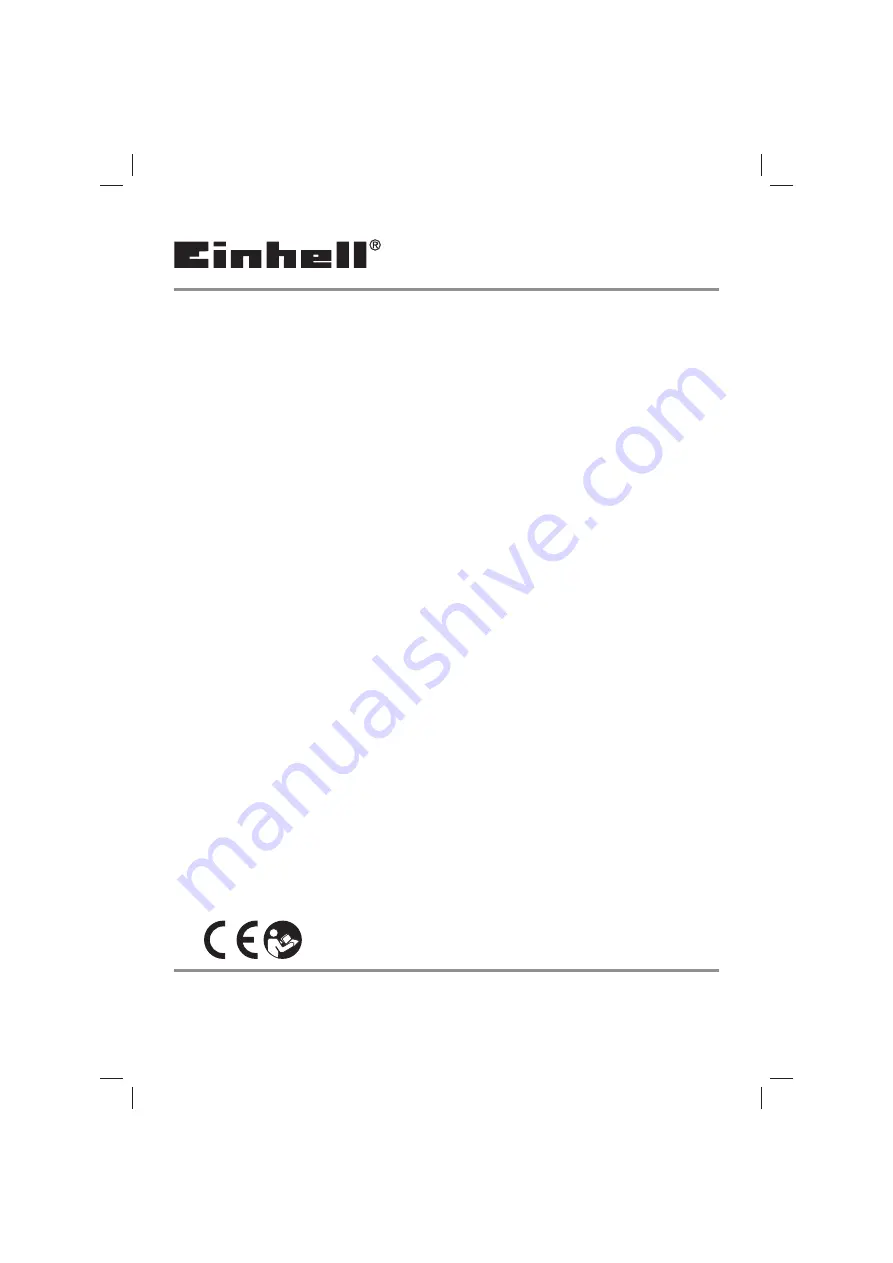 EINHELL 44.607.10 Original Operating Instructions Download Page 1