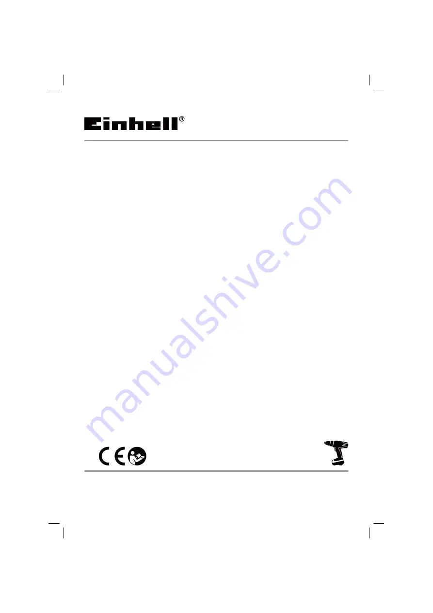 EINHELL 45.137.90 Original Operating Instructions Download Page 1