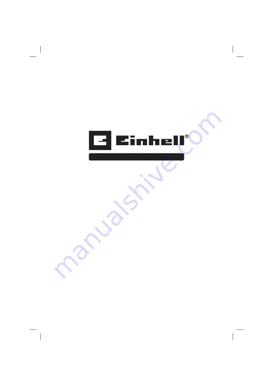 EINHELL 4513893 Operating Instructions Manual Download Page 38