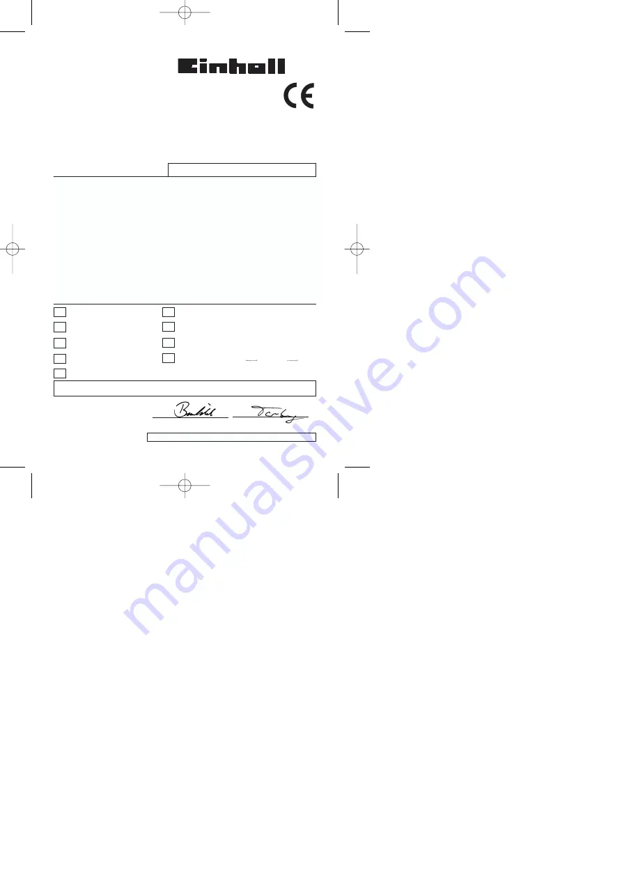 EINHELL BK 315 Operating Instructions Manual Download Page 65