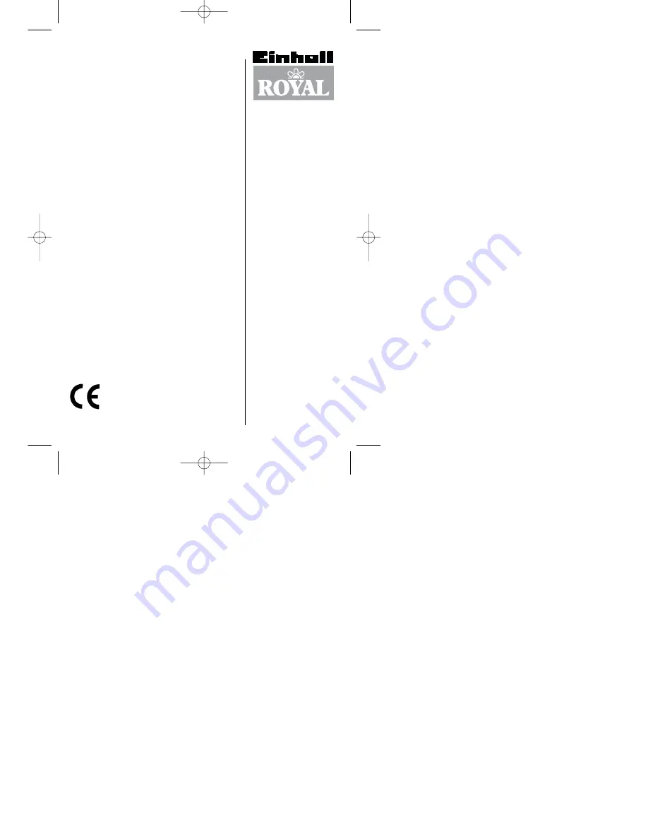 EINHELL BLS 3200 Operating Instructions Manual Download Page 1