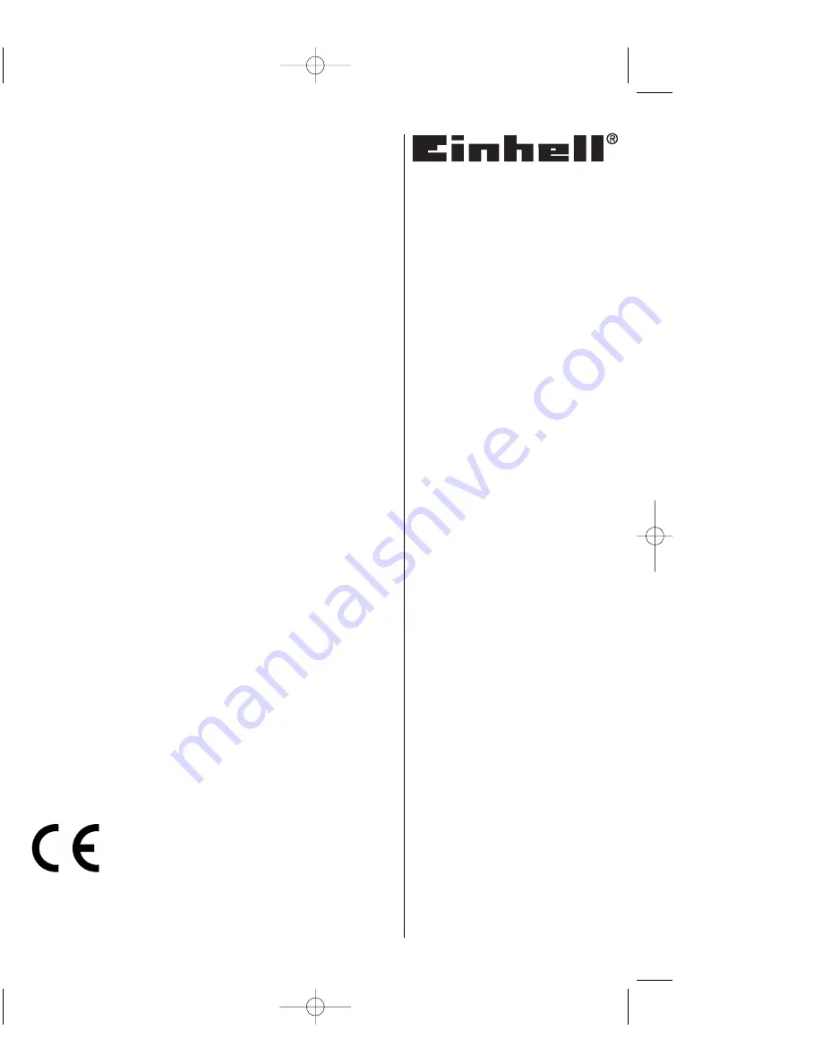 EINHELL BT-BD 401 Original Operating Instructions Download Page 1