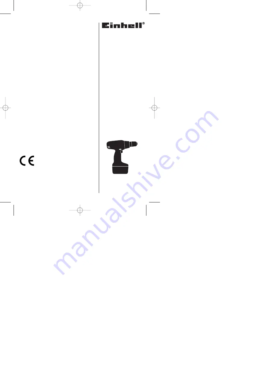 EINHELL BT-CD 10,8/2 Li Скачать руководство пользователя страница 1