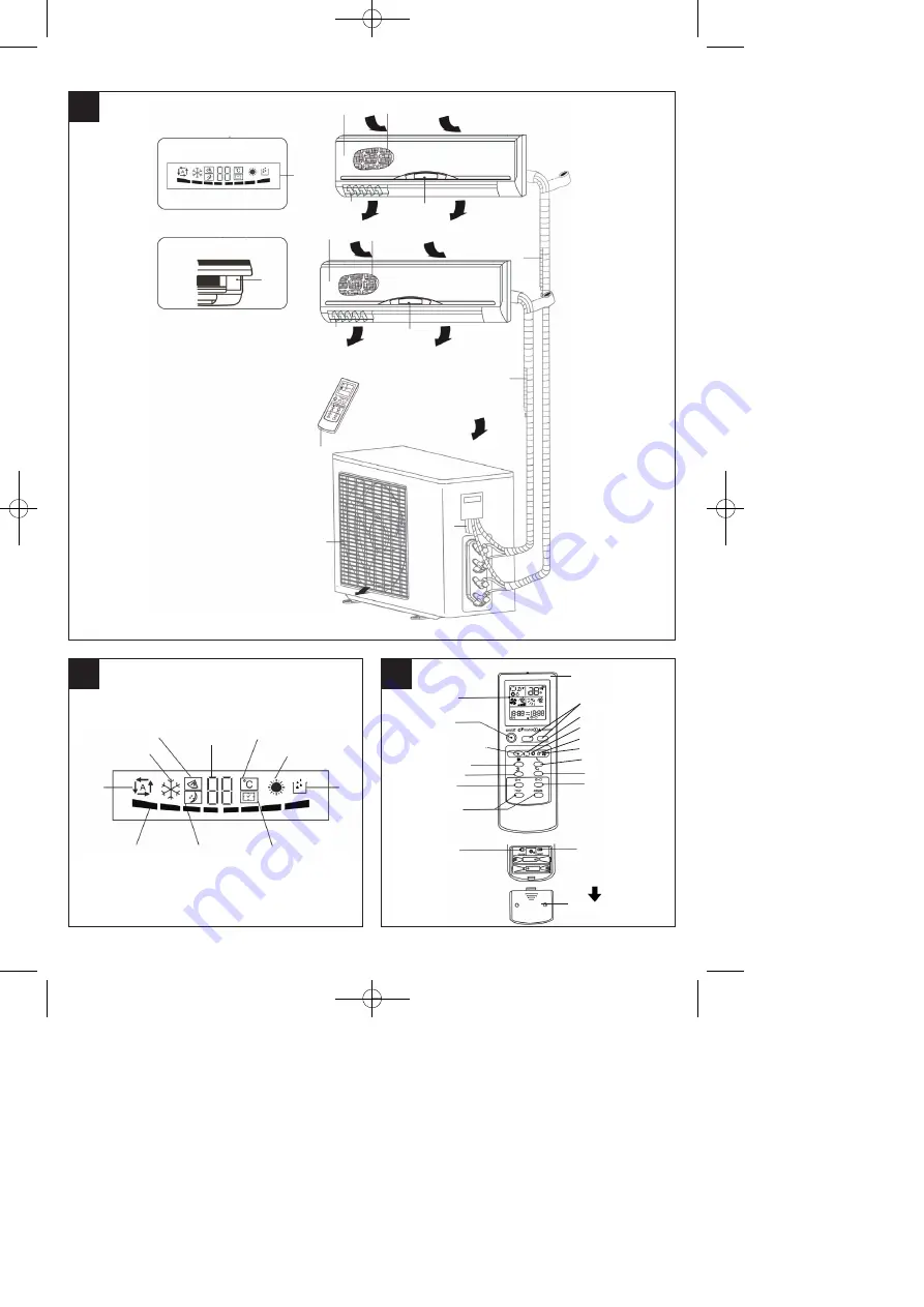 EINHELL DUAL SPLIT 2500 C+H Operating Instructions Manual Download Page 2