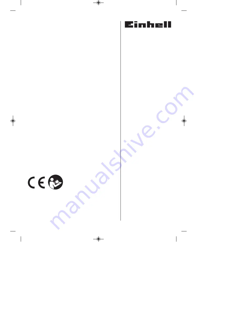 EINHELL GE-WW 5537 E Original Operating Instructions Download Page 1